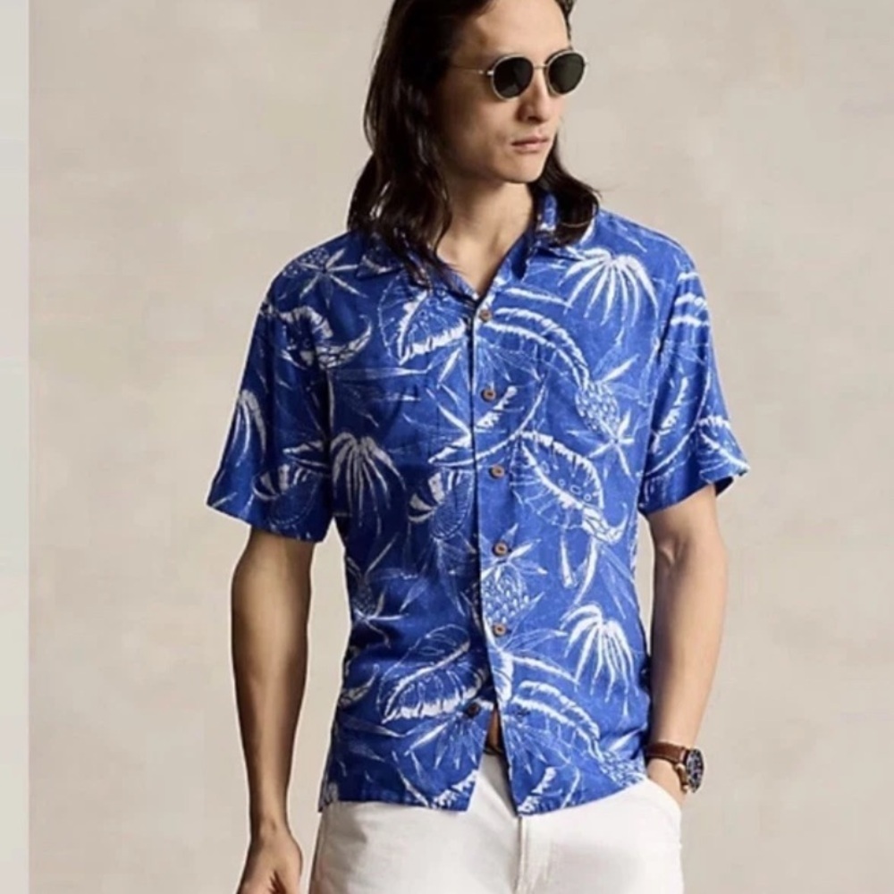 Polo by Ralph Lauren Hoffman Camp Shirt 2X Resort Wear